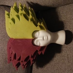 NWT Chris March foam Big Fun WITCH wig